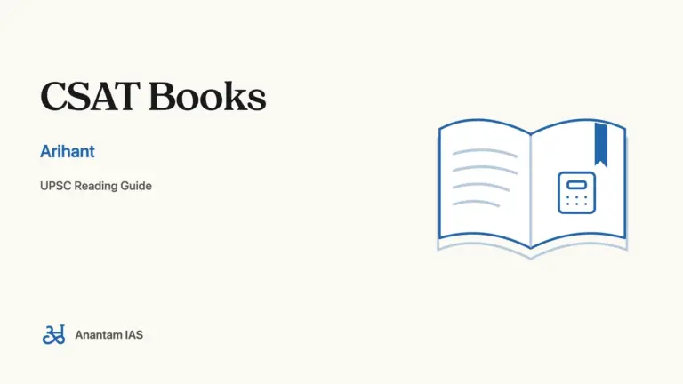 CSAT Books - Arihant; UPSC reading guide