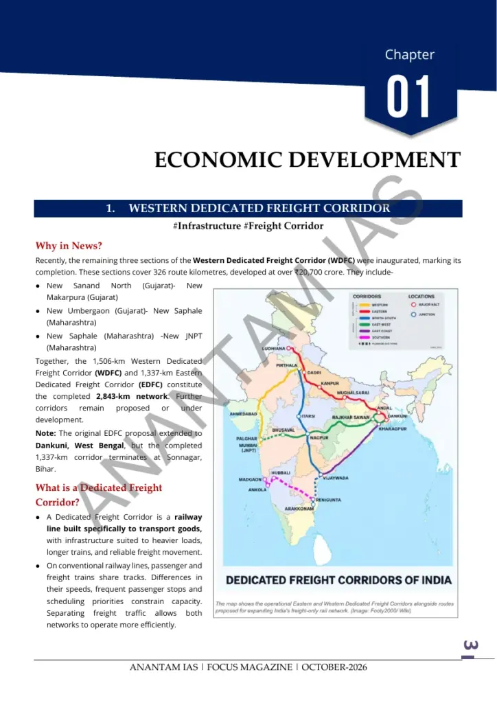 Economic Development notes in the October 2026 Focus Magazine