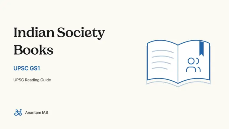 Indian Society Books - UPSC GS1; UPSC reading guide