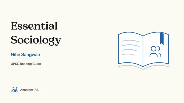 Essential Sociology - Nitin Sangwan; UPSC reading guide