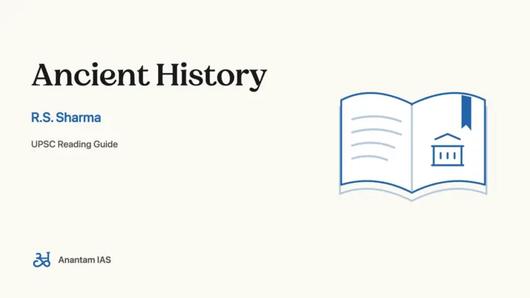 Ancient History - R.S. Sharma; UPSC reading guide