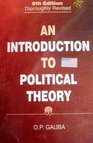 An Introduction to Political Theory — O.P. Gauba