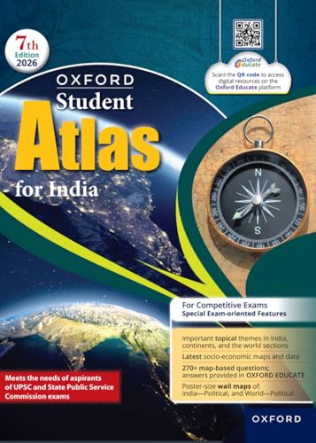 Oxford Student Atlas for India, 7th Edition (English)